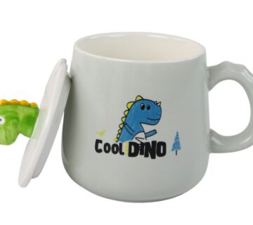 Šalica za čaj bijela 350ml Cool Dino - cover