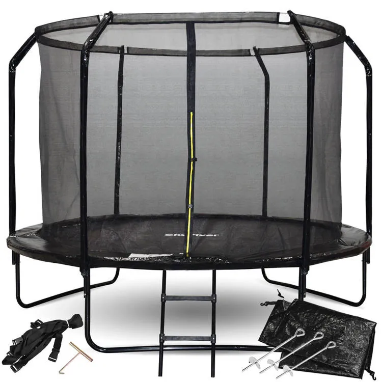 SkyFlyer trampolin + 10FT 304cm s ljestvama - cover