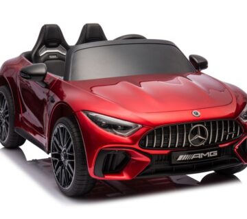 Licencirani auto na akumulator Mercedes AMG SL63  - crveni/lakirani - cover