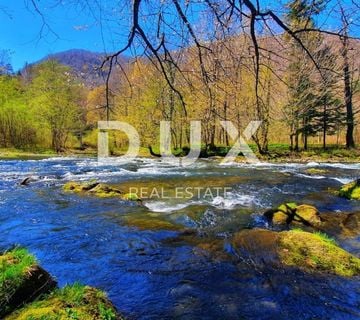 GORSKI KOTAR, BROD NA KUPI- Građevinski teren uz rijeku - cover