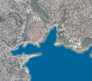 OTOK KRK, GRAD KRK - Građevinski teren 150 m od mora - cover