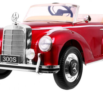 Licencirani auto na akumultor Mercedes Benz 300S RETRO - crveni/lakirani - cover