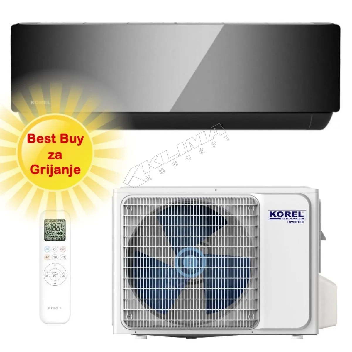 KOREL KLIMA UREĐAJ KSAJP-12DCEG - cover