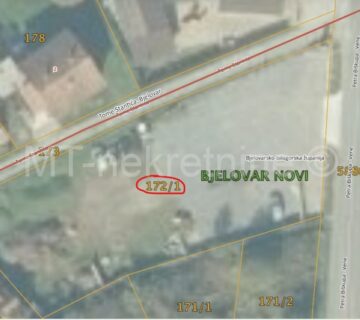 Bjelovar, sjever, građevinsko zemljište 1505 m2 - cover