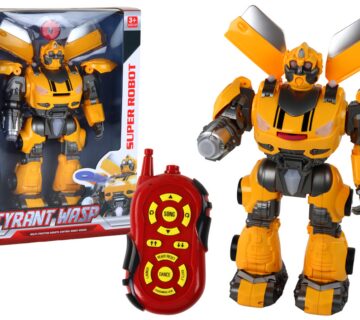 Large Robot Remote Controlled R/C Yellow Sound Light - cover