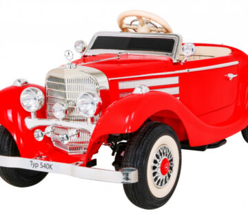 Licencirani auto na akumultor Mercedes Benz Retro Type 540A - crveni - cover