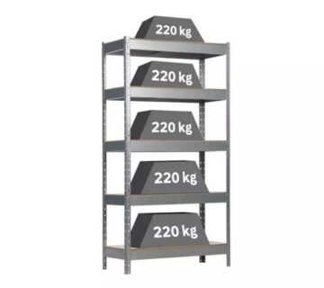 Regal metalni sa MDFom 175*90*40 - cover