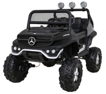 Licencirani auto na akumultor Mercedes BENZ UNIMOG S- crni - cover