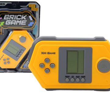 Konzola s tetris igrom sivo-žuta - cover