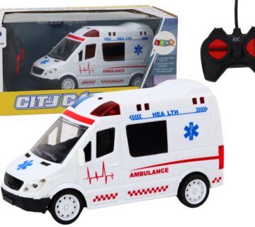 Auto na daljinsko upravljanje RC Ambulance - bijeli - cover