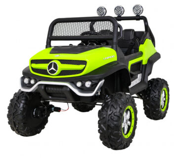 Licencirani auto na akumultor Mercedes BENZ UNIMOG S - zeleni - cover