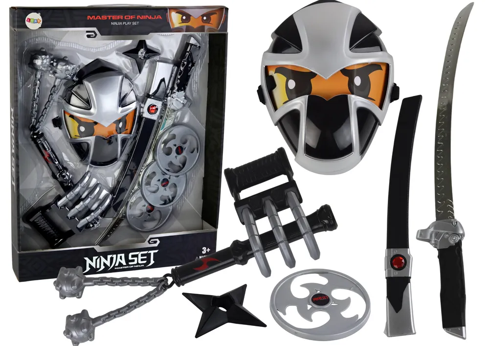 Set ninja ratnik s maskom, mačom i dodacima - cover