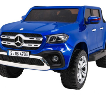 Licencirani auto na akumulator Mercedes Benz X-Class MP4  - dvosjed - plavi/lakirani - cover