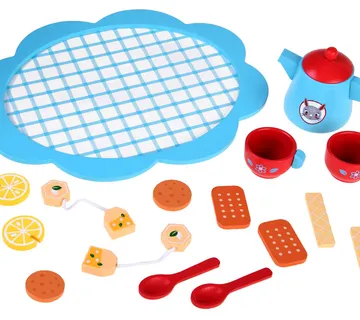 Set za čajanku svijetlo plavi - cover