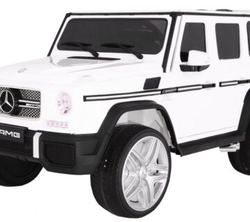 Licencirani auto na akumultor Mercedes G65 2 4G - bijeli/lakirani - cover