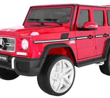 Licencirani auto na akumultor Mercedes G65 2 4G - crveni/lakirani - cover