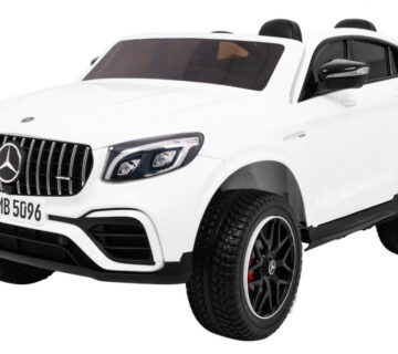 Licencirani auto na akumulator Mercedes GLC 63S - dvosjed - bijeli - cover