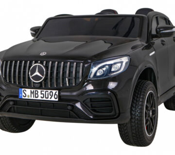 Licencirani auto na akumulator Mercedes GLC 63S - dvosjed - crni - cover