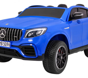 Licencirani auto na akumulator Mercedes GLC 63S - dvosjed - plavi - cover
