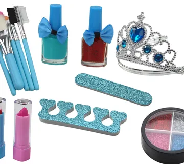 Beauty set u kovčegu - kraljevsko plava boja sa snježnom zvijezdom - cover