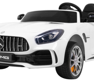 Licencirani auto na akumultor Mercedes Benz GT R 4 x 4 – bijeli/lakirani - cover