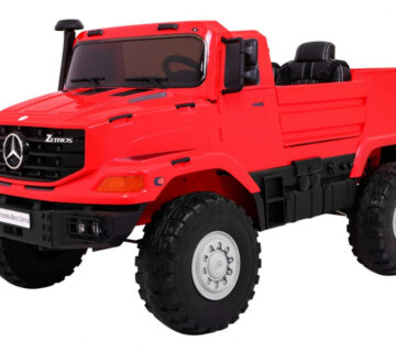 Licencirani auto na akumultor Mercedes Benz Zetros - crveni - cover