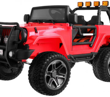 Auto na akumulator Monster Jeep 4 x 4 - DVOSJED - crveni - cover