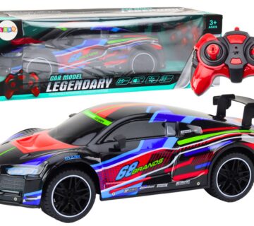 Auto na daljinsko upravljanje Legendary 1:10 25km/h - crni - cover