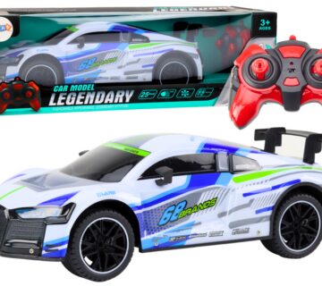 Auto na daljinsko upravljanje legendary 1:10 25km/h - bijeli - cover