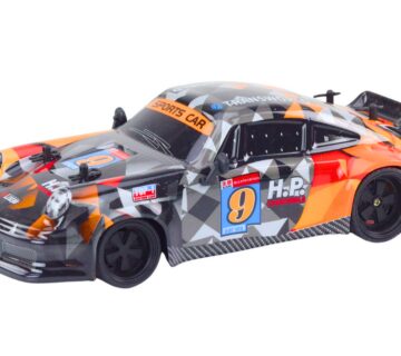 Auto na daljinsko upravljanje 1:18, Gumeni kotači - narančasti - cover