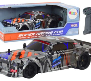 Sportski automobil na daljinsko upravljanje RC 1:18 - sivi - cover