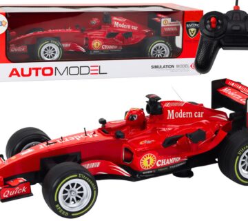 Formula na daljinsko upravljanje automodel 1:12 sa zvučnim efektima - crveni - cover