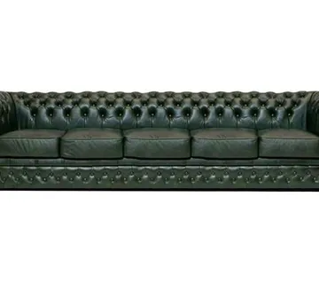 Chesterfield Garnitura First Class Leather | 5-sjedišta | Cloudy Green - cover
