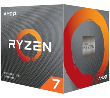 AMD Ryzen 7 8C/16T 3700X (4.4GHz,36MB,65W,AM4) box with Wraith Prism cooler - cover