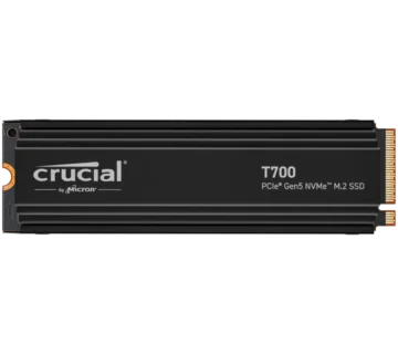 Crucial T700 2TB PCIe Gen5 NVMe M.2 SSD with heatsink, EAN: 649528936738 - cover