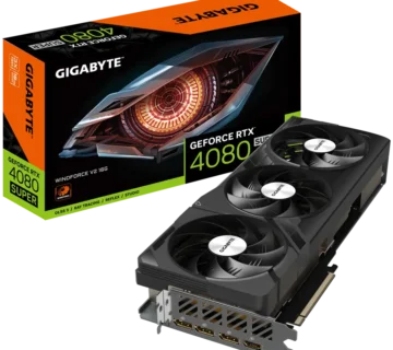 GIGABYTE Video Card NVIDIA GeForce RTX 4080 SUPER WINDFORCE V2 16G, 16GB GDDR6X/256bit, PCI-E 4.0, 1xHDMI, 3xDP, Recommended PSU 750W, ATX GV-N408SWF3V2-16GD - cover