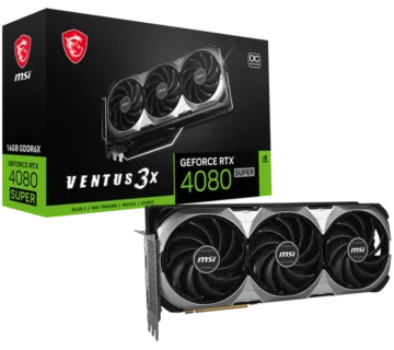 MSI NVIDIA GeForce RTX 4080 SUPER VENTUS 3X E OC 16 GB grafička kartica - cover