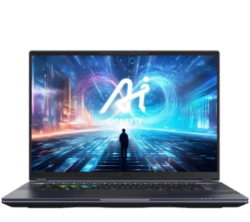 Gigabyte Notebook AORUS 16X 9SG 16.0in (2560x1600) WQXGA 165Hz, Intel Core i7-13650HX, 16GB (2x8GB) DDR5 5600MHz, 1TB Gen4, RTX 4070 8GB, 1xTB4, USB3.2A, 1xType-C, HDMI, WiFi/BT 6E, FHDCam, RGB KB, Li-Po 99Wh, Win11 Home - cover