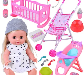 Veliki set lutka s krevetićem i dodacima ZA4286 - cover