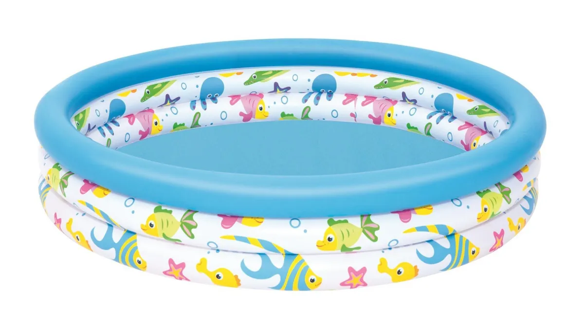 Bestway bazen za djecu plavi 1.22m x 25cm - cover