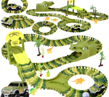 Fleksibilna staza za autiće 168 elemenata dinosauri ZA4346 - cover
