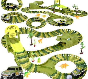 Fleksibilna staza za autiće 168 elemenata dinosauri ZA4346 - cover