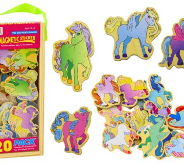 Set of 20 colored magnetic baubles - cover
