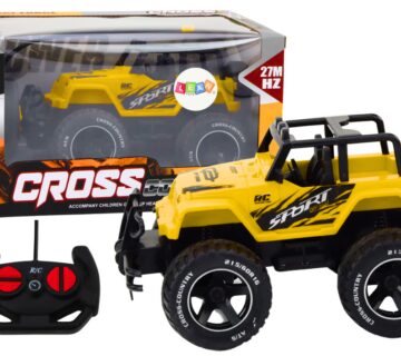 Buggy na daljinsko upravljanje Cross 1:18  - žuti - cover