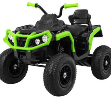 Quad na akumulator ATV Air - crno/zeleni - cover