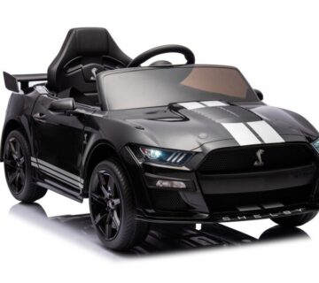 Licencirani auto na akumulator Ford Mustang GT500 Shelby - crni - cover