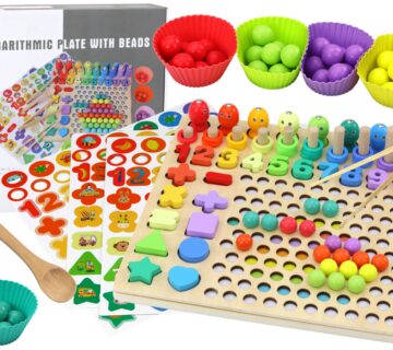 Drvena slagalica za čenje i brojanje - Sorter Fish - cover