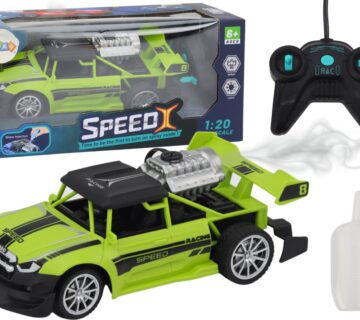 Auto na daljinsko upravljanje Car 1:20 Smoke Effect - zeleni - cover