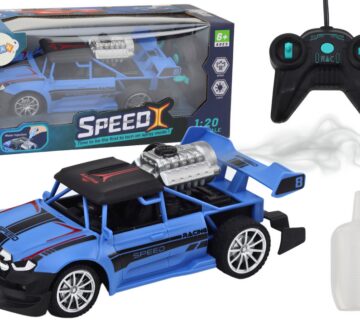 Auto na daljinsko upravljanje Car 1:20 Smoke Effect -plavi - cover