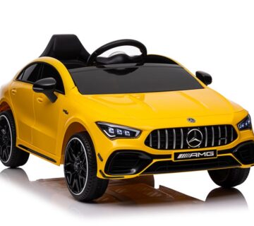 Licencirani auto na akumulator Mercedes CLA 45s AMG 4x4 - žuti - cover